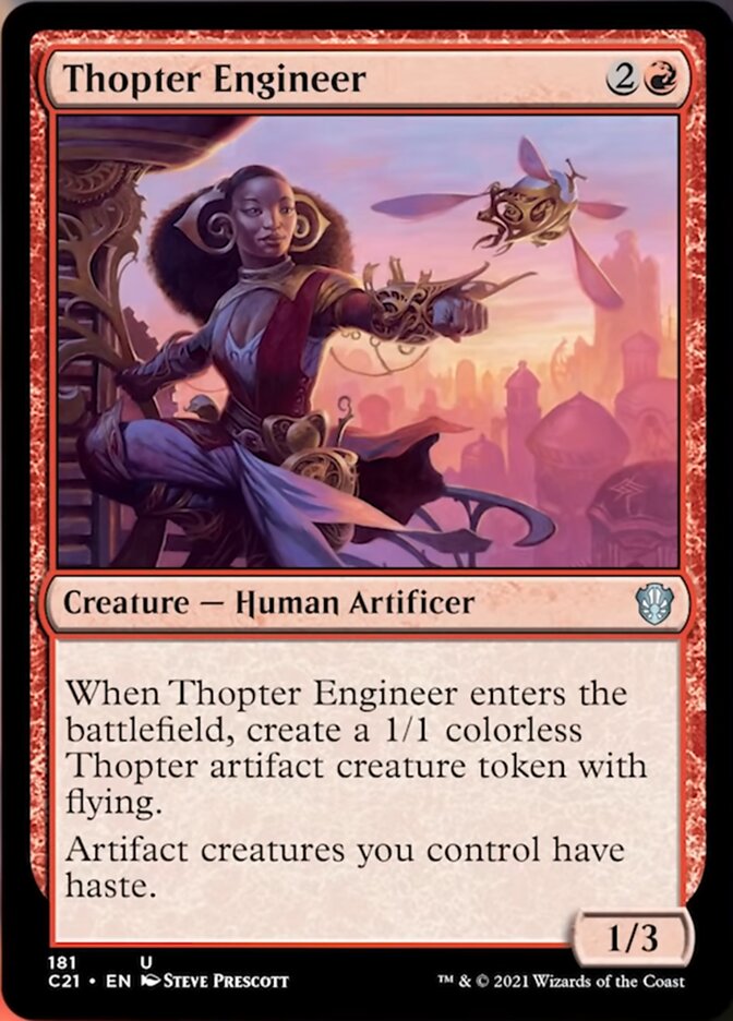 Thopter Engineer [Commander 2021] | Dumpster Cat Games