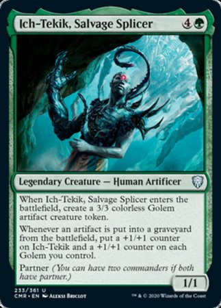 Ich-Tekik, Salvage Splicer [Commander Legends] | Dumpster Cat Games