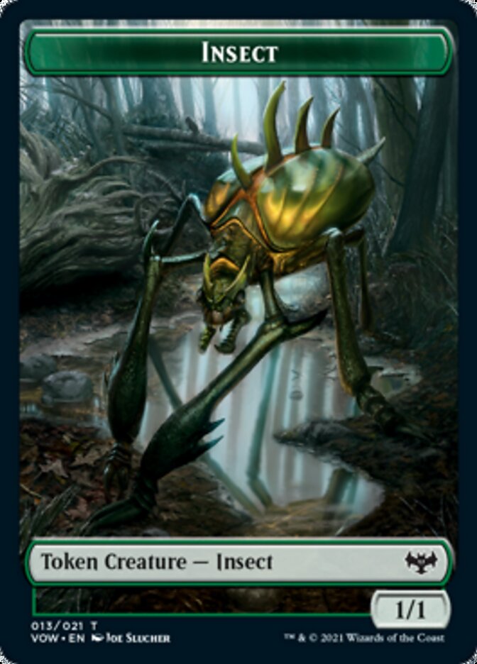 Insect Token [Innistrad: Crimson Vow Tokens] | Dumpster Cat Games