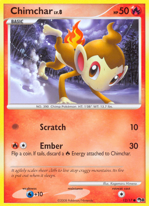 Chimchar (12/17) [POP Series 8] | Dumpster Cat Games