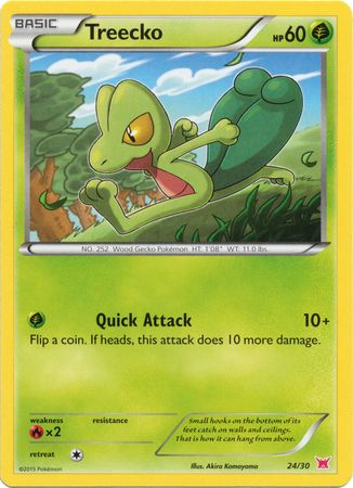 Treecko (24/30) [XY: Trainer Kit 2 - Latias] | Dumpster Cat Games