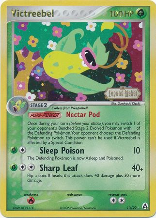 Victreebel (13/92) (Stamped) [EX: Legend Maker] | Dumpster Cat Games