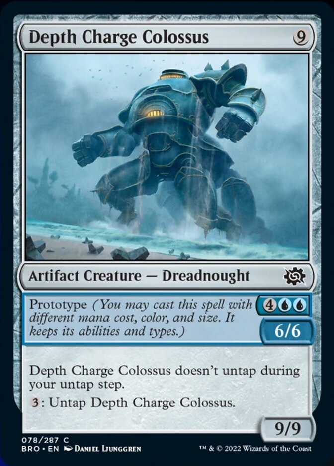 Depth Charge Colossus [The Brothers' War] | Dumpster Cat Games