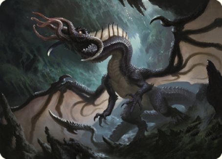 Brainstealer Dragon Art Card [Commander Legends: Battle for Baldur's Gate Art Series] | Dumpster Cat Games