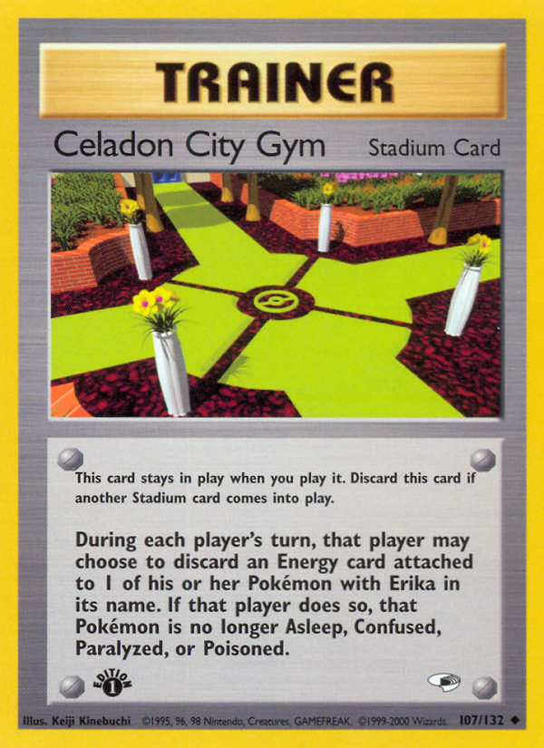 Celadon City Gym (107/132) [Gym Heroes 1st Edition] | Dumpster Cat Games