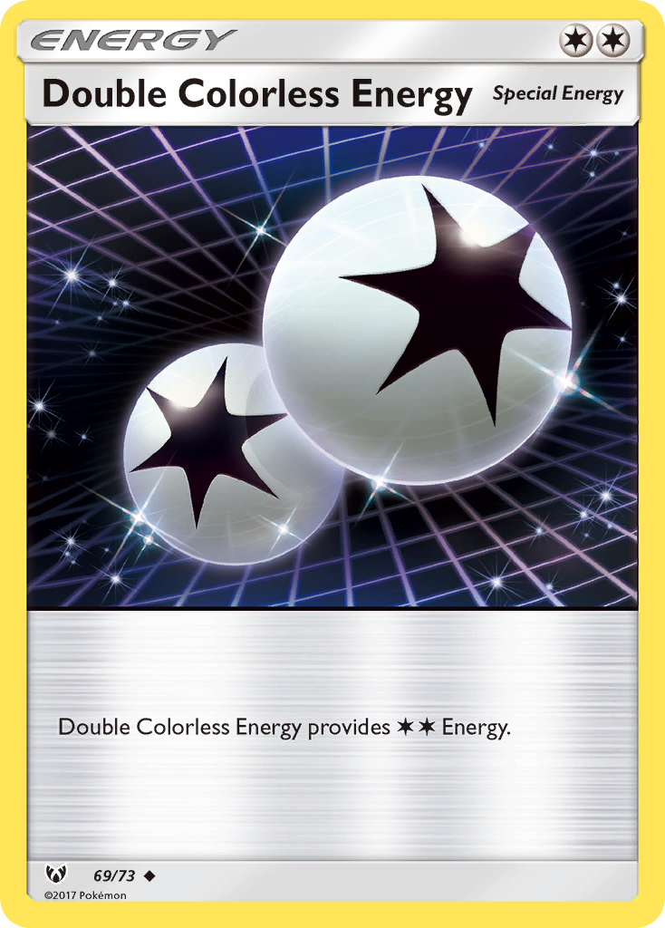 Double Colorless Energy (69/73) [Sun & Moon: Shining Legends] | Dumpster Cat Games