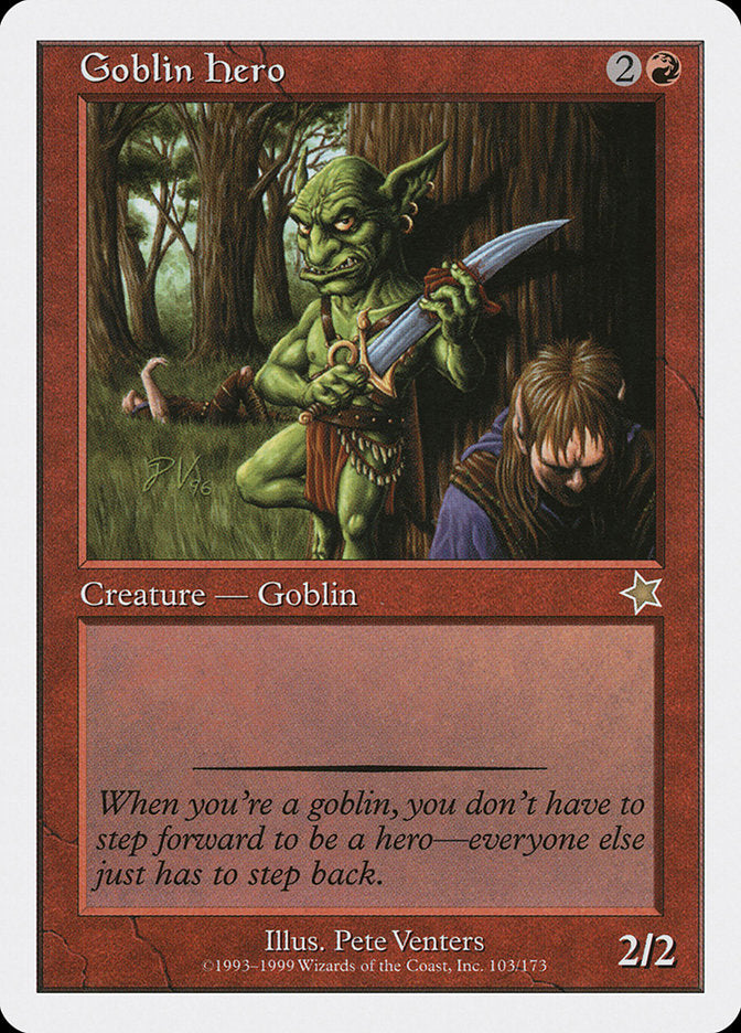 Goblin Hero [Starter 1999] | Dumpster Cat Games