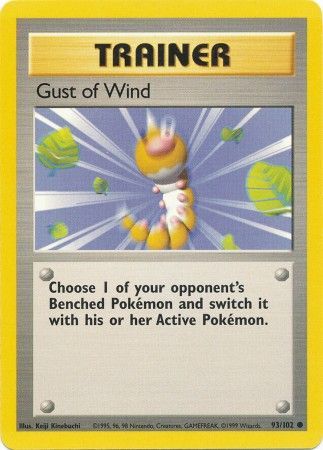 Gust of Wind (93/102) [Base Set Unlimited] | Dumpster Cat Games