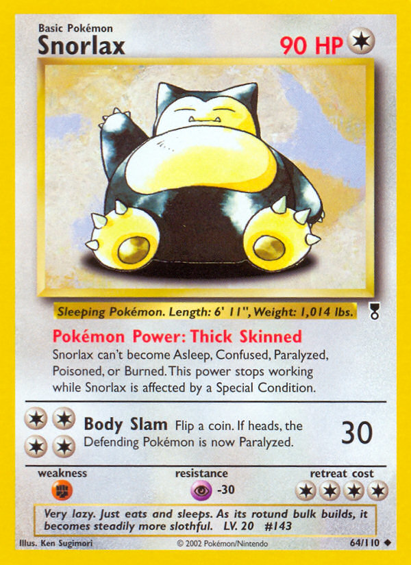 Snorlax (64/110) [Legendary Collection] | Dumpster Cat Games