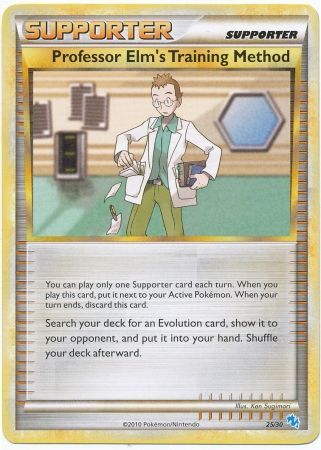 Professor Elm's Training Method (25/30) [HeartGold & SoulSilver: Trainer Kit - Gyarados] | Dumpster Cat Games