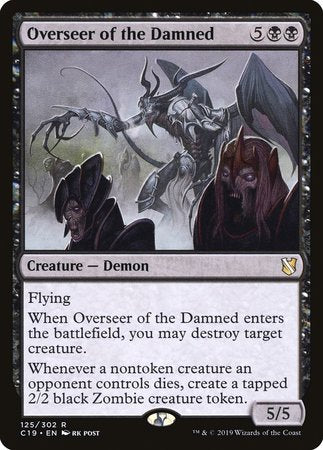 Overseer of the Damned [Commander 2019] | Dumpster Cat Games