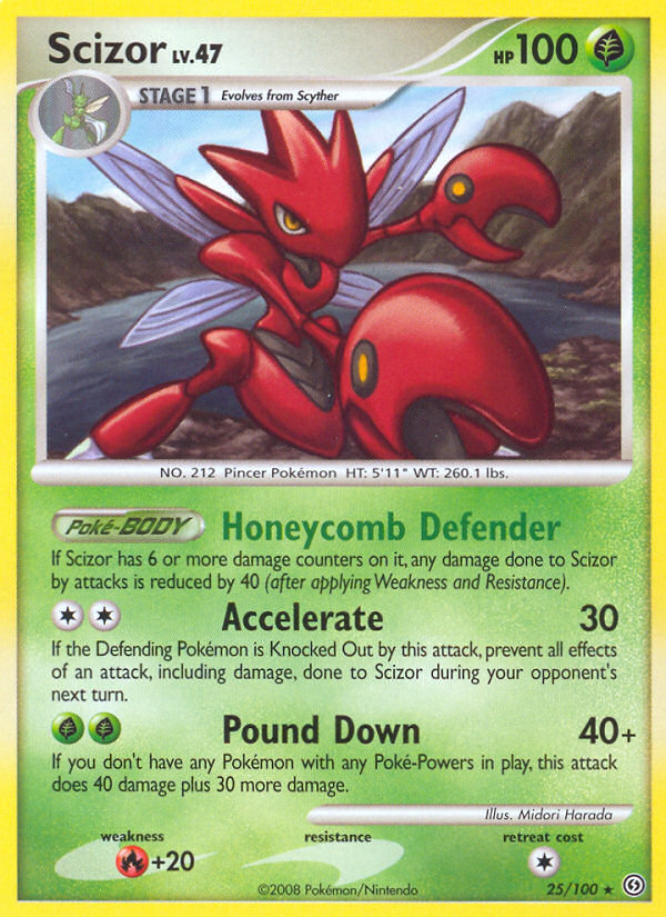 Scizor (25/100) [Diamond & Pearl: Stormfront] | Dumpster Cat Games