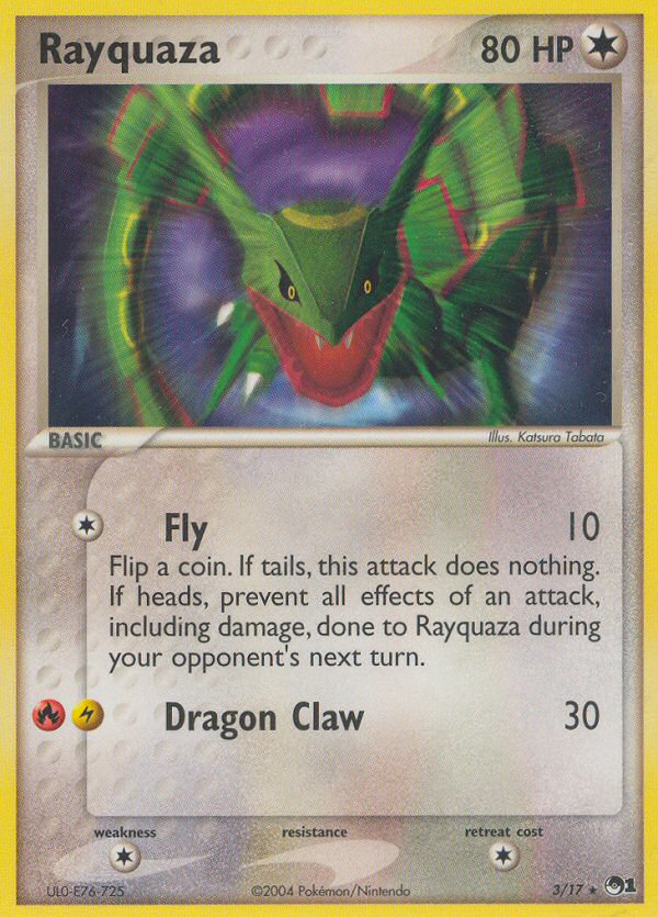 Rayquaza (3/17) [POP Series 1] | Dumpster Cat Games