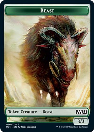 Beast // Insect Double-sided Token [Challenger Decks 2021 Tokens] | Dumpster Cat Games