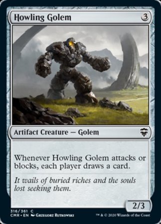 Howling Golem [Commander Legends] | Dumpster Cat Games