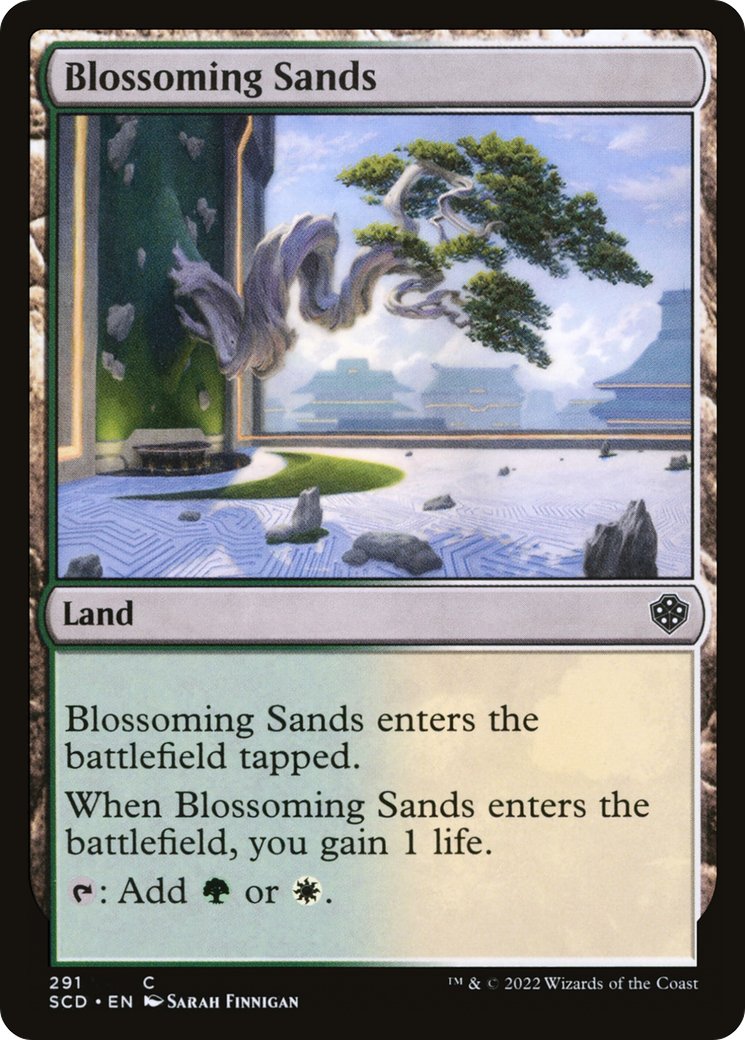 Blossoming Sands [Starter Commander Decks] | Dumpster Cat Games