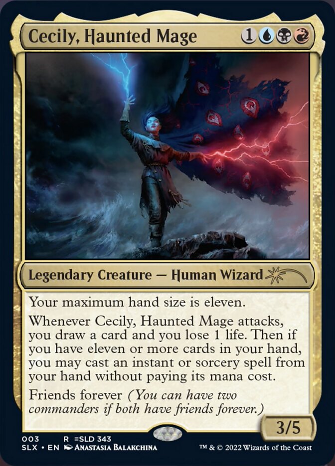 Cecily, Haunted Mage [Secret Lair: Universes Within] | Dumpster Cat Games