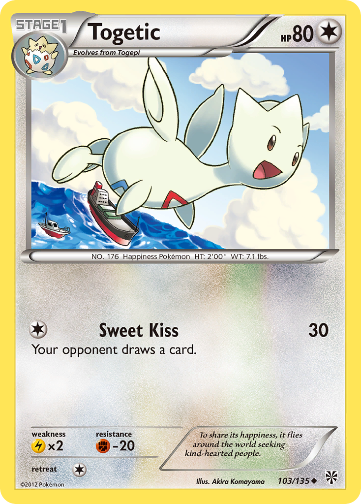 Togetic (103/135) [Black & White: Plasma Storm] | Dumpster Cat Games