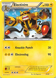 Electivire (25/30) [XY: Trainer Kit 3 - Pikachu Libre] | Dumpster Cat Games