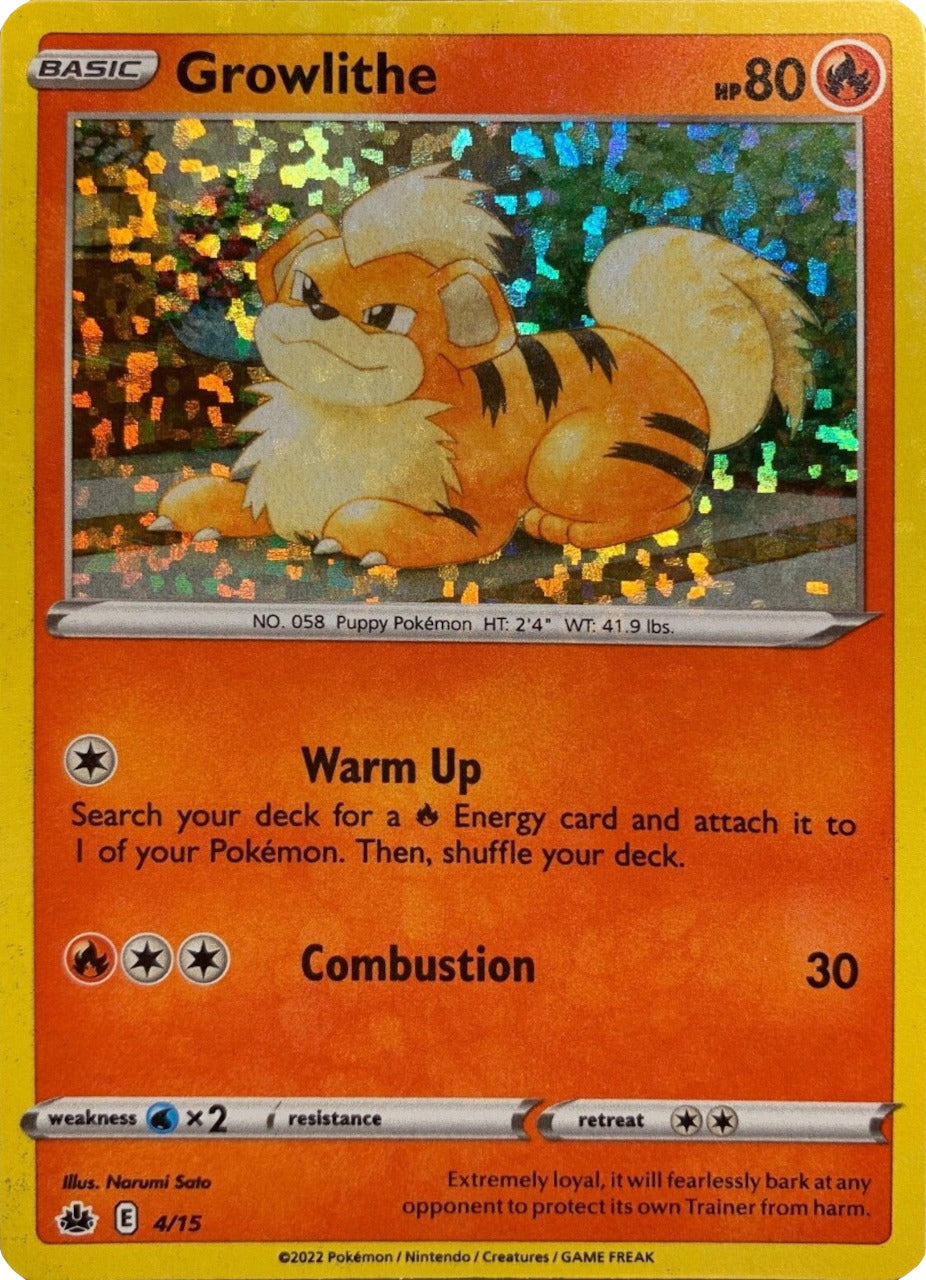 Growlithe (4/15) [McDonald's Promos: Match Battle] | Dumpster Cat Games