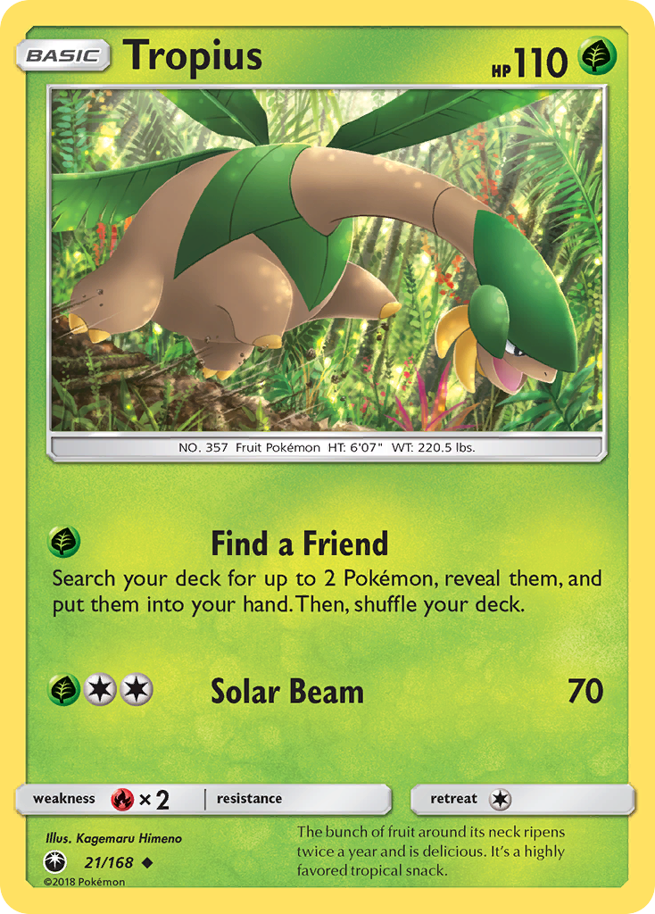 Tropius (21/168) [Sun & Moon: Celestial Storm] | Dumpster Cat Games