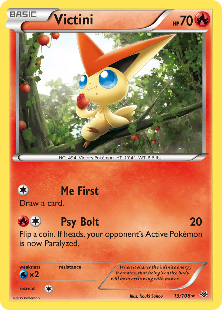 Victini (13/108) [XY: Roaring Skies] | Dumpster Cat Games