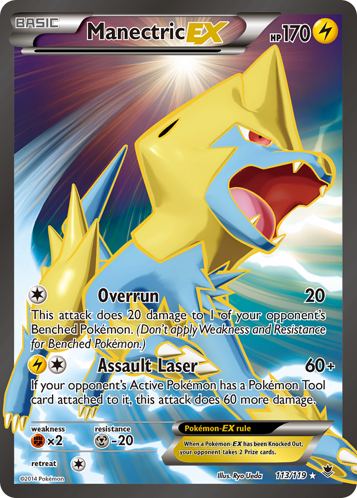 Manectric EX (113/119) [XY: Phantom Forces] | Dumpster Cat Games