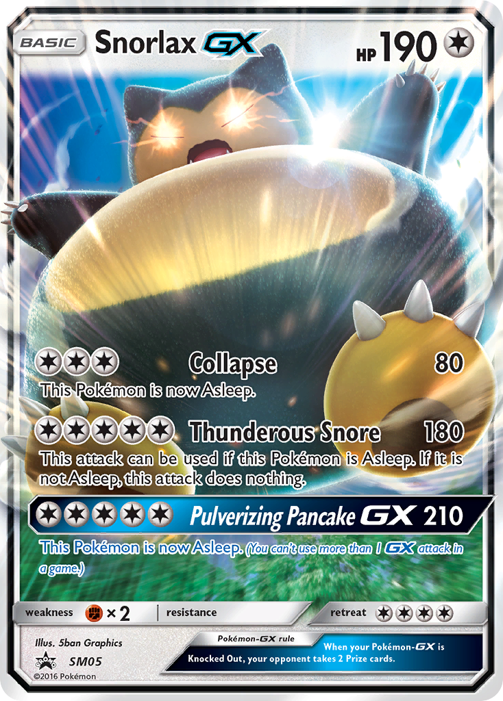 Snorlax GX (SM05) [Sun & Moon: Black Star Promos] | Dumpster Cat Games