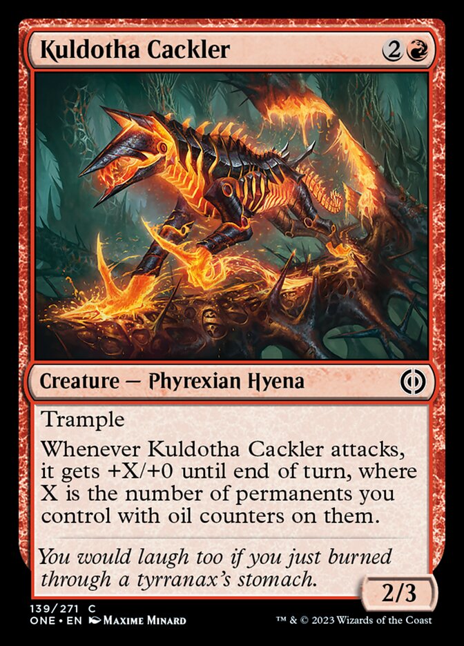 Kuldotha Cackler [Phyrexia: All Will Be One] | Dumpster Cat Games