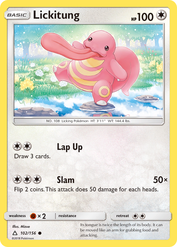 Lickitung (102/156) [Sun & Moon: Ultra Prism] | Dumpster Cat Games