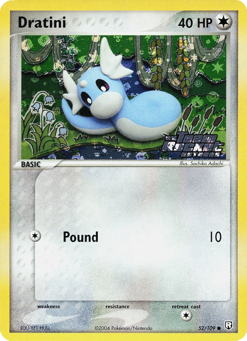 Dratini (52/109) (Stamped) [EX: Team Rocket Returns] | Dumpster Cat Games