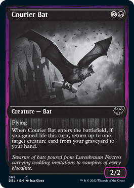 Courier Bat [Innistrad: Double Feature] | Dumpster Cat Games