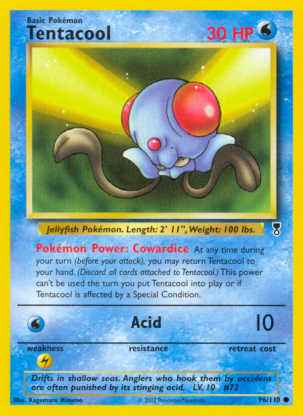 Tentacool (96/110) [Legendary Collection] | Dumpster Cat Games