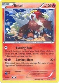 Entei (14/98) (Cosmos Holo) (Blister Exclusive) [XY: Ancient Origins] | Dumpster Cat Games