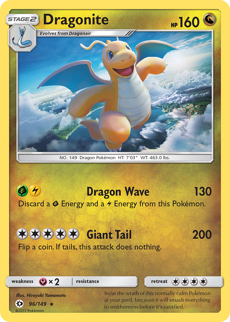 Dragonite (96/149) [Sun & Moon: Base Set] | Dumpster Cat Games