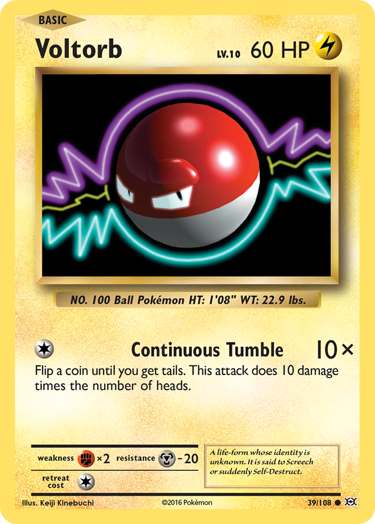 Voltorb (39/108) [XY: Evolutions] | Dumpster Cat Games