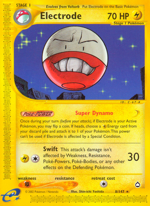 Electrode (8/147) [Aquapolis] | Dumpster Cat Games