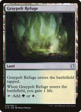 Graypelt Refuge [Commander 2019] | Dumpster Cat Games