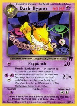 Dark Hypno (26/82) [Team Rocket Unlimited] | Dumpster Cat Games