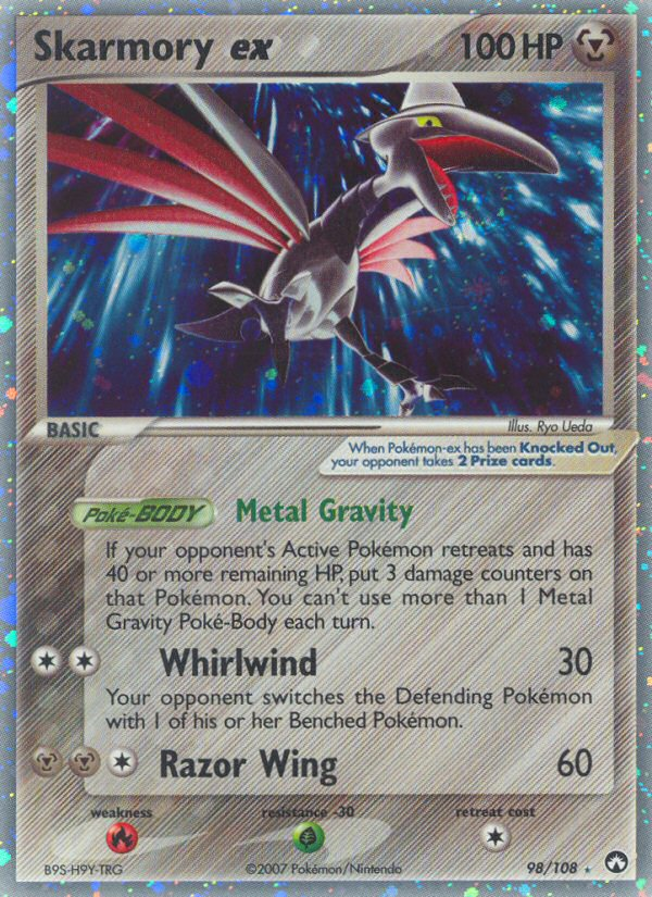 Skarmory ex (98/108) [EX: Power Keepers] | Dumpster Cat Games