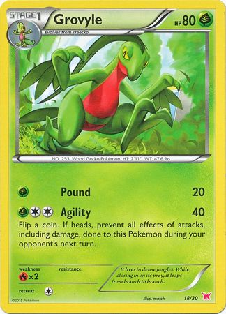 Grovyle (18/30) [XY: Trainer Kit 2 - Latias] | Dumpster Cat Games