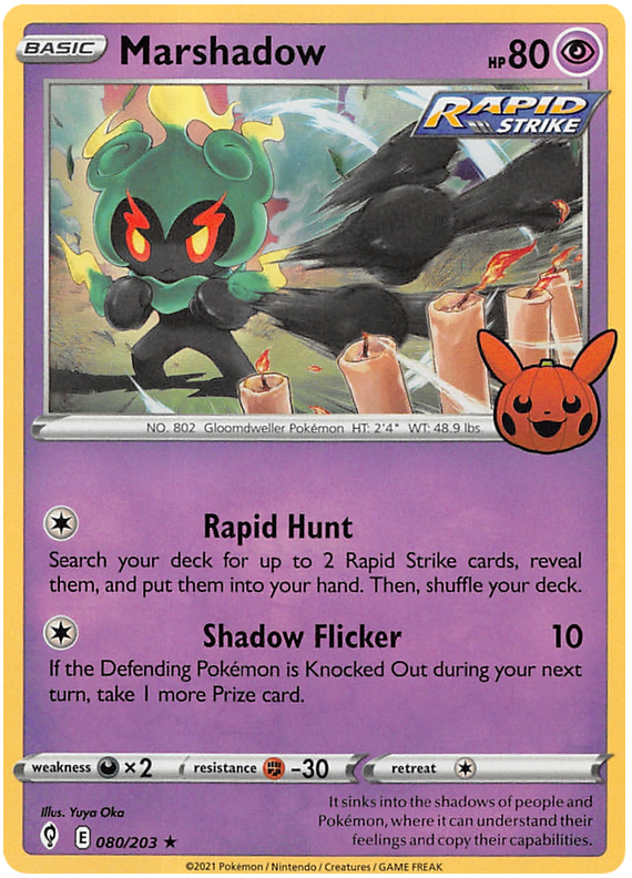 Marshadow (080/203) [Trick or Trade 2023] | Dumpster Cat Games