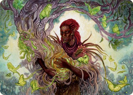 Circle of Dreams Druid Art Card [Dungeons & Dragons: Adventures in the Forgotten Realms Art Series] | Dumpster Cat Games