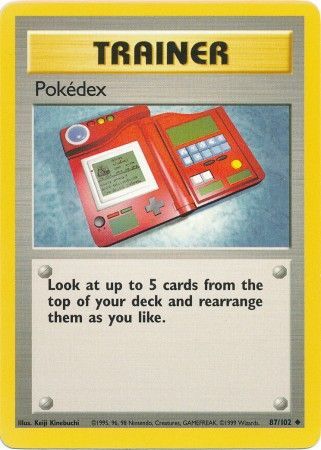 Pokedex (87/102) [Base Set Unlimited] | Dumpster Cat Games