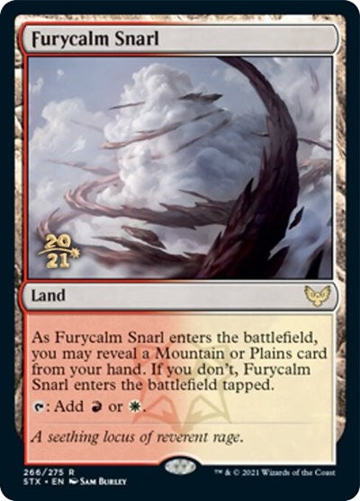 Furycalm Snarl [Strixhaven: School of Mages Prerelease Promos] | Dumpster Cat Games