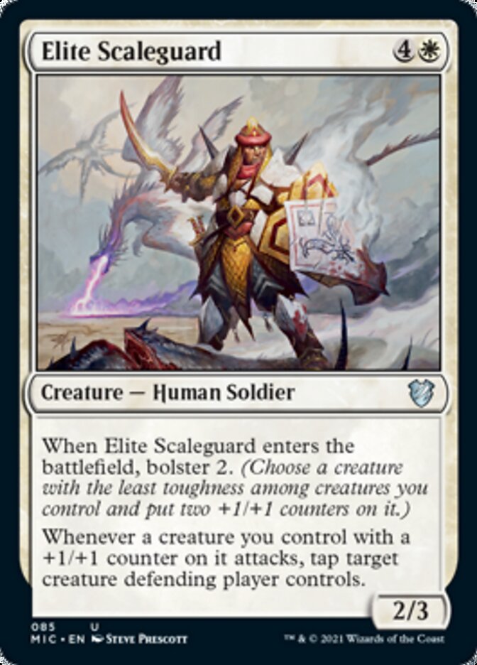 Elite Scaleguard [Innistrad: Midnight Hunt Commander] | Dumpster Cat Games