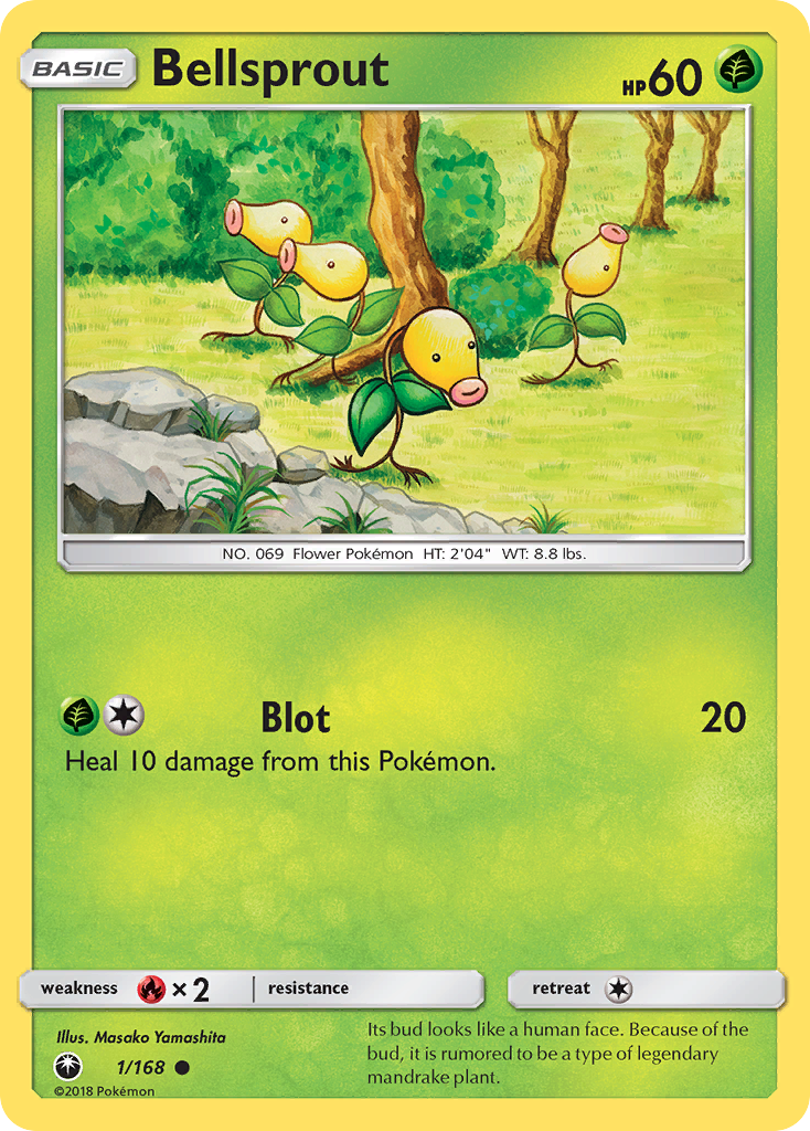 Bellsprout (1/168) [Sun & Moon: Celestial Storm] | Dumpster Cat Games