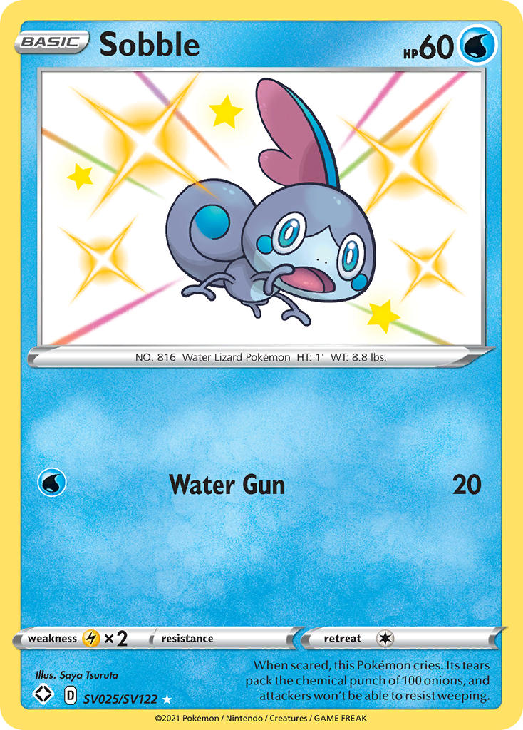 Sobble (SV025/SV122) [Sword & Shield: Shining Fates] | Dumpster Cat Games