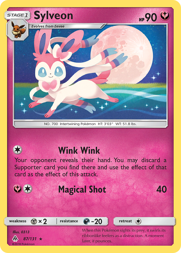 Sylveon (87/131) [Sun & Moon: Forbidden Light] | Dumpster Cat Games