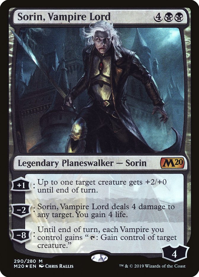 Sorin, Vampire Lord [Core Set 2020] | Dumpster Cat Games